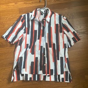 COS color print short sleeve shirt
